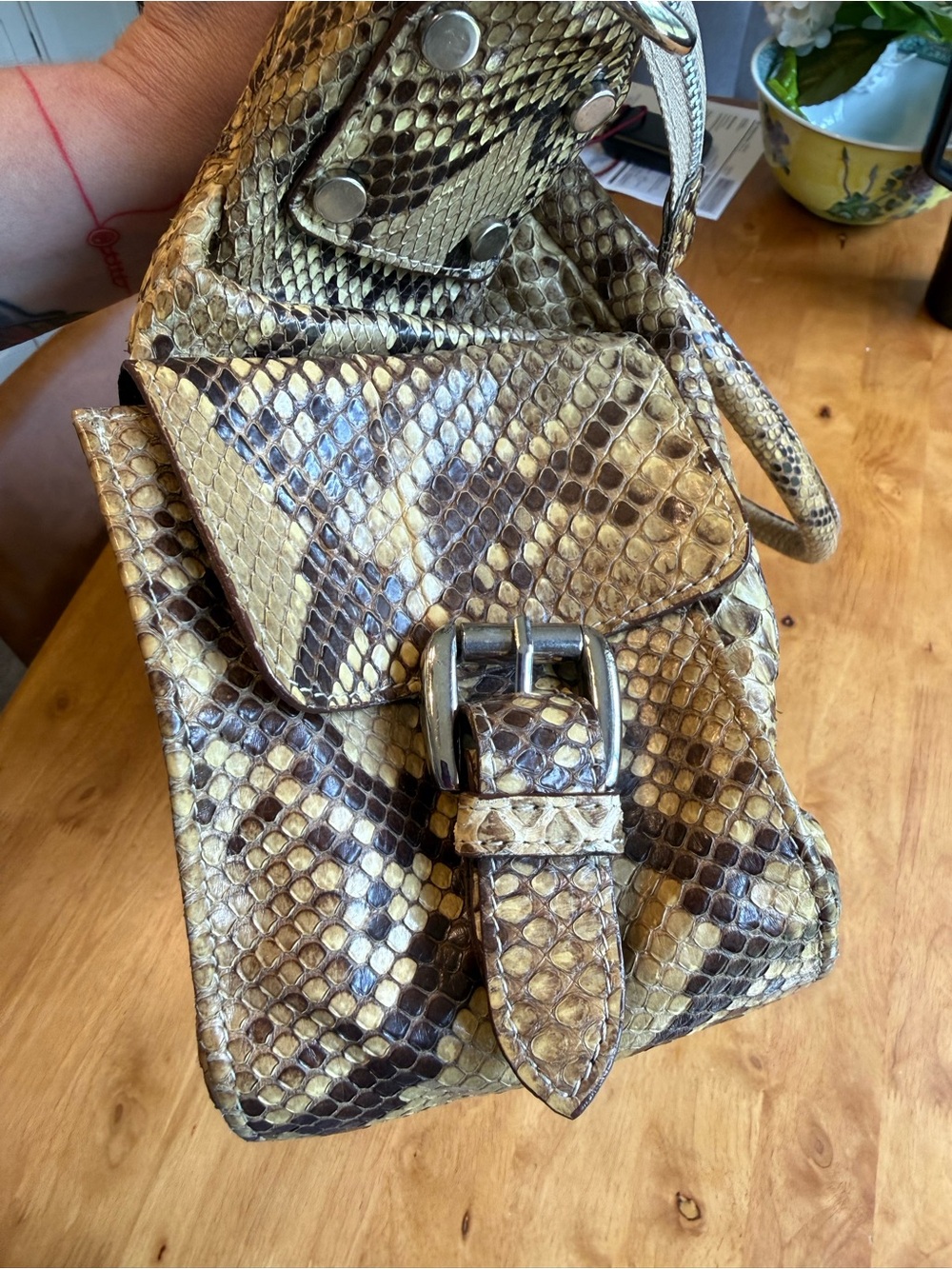 Authentic Python Vintage Menotti Bag - Picture 4 of 13